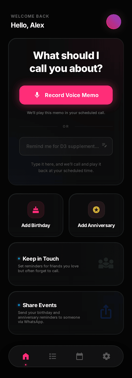 Vital App Dashboard
